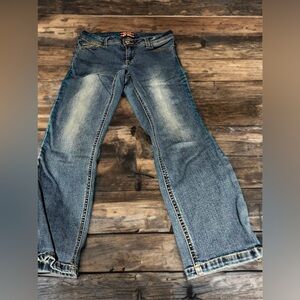 MAKERS True Originals Jeans Women’s Size 29 Bootcut Distressed Faded Denim